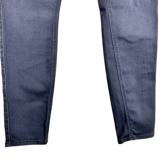 7 For All Mankind b(air) The High Waist Ankle Skinny Jeans Denim Dark Gray 28 - Picture 7 of 10